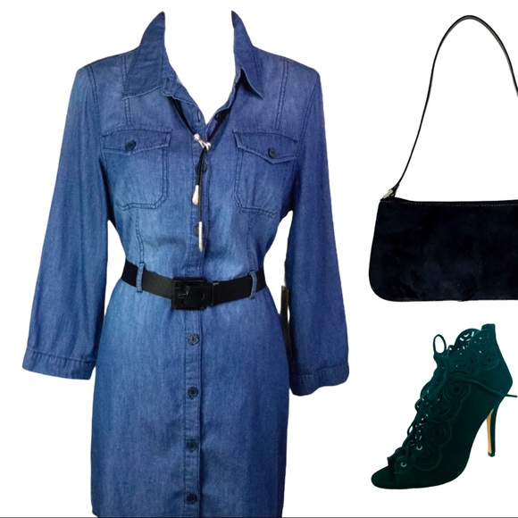 Dresses & Skirts - Denim Shirt Dress